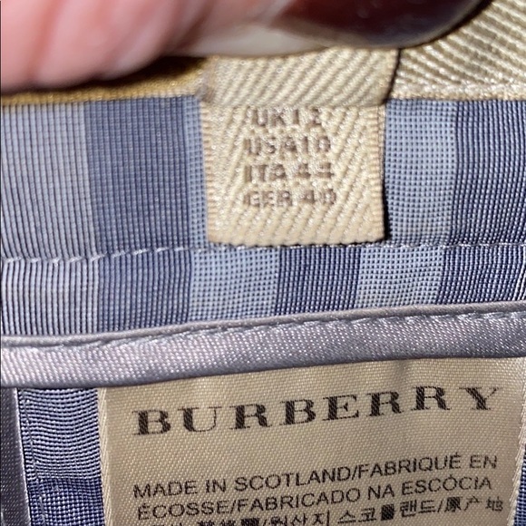 Burberry Plaid Skirt 10 - Picture 5 of 6
